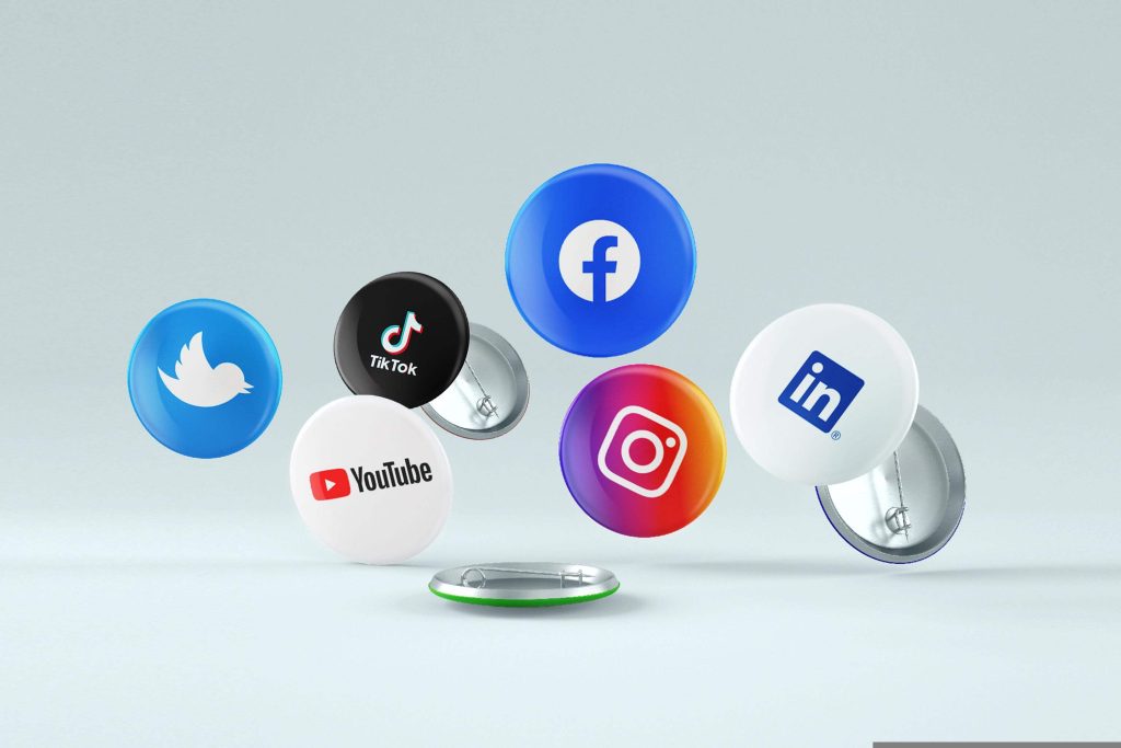 Image showing social media Icons